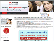 Tablet Screenshot of dbxconverter.pcvare.com
