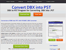 Tablet Screenshot of convert-dbx-to-pst.pcvare.com