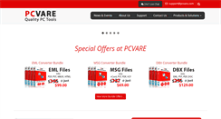 Desktop Screenshot of pcvare.com